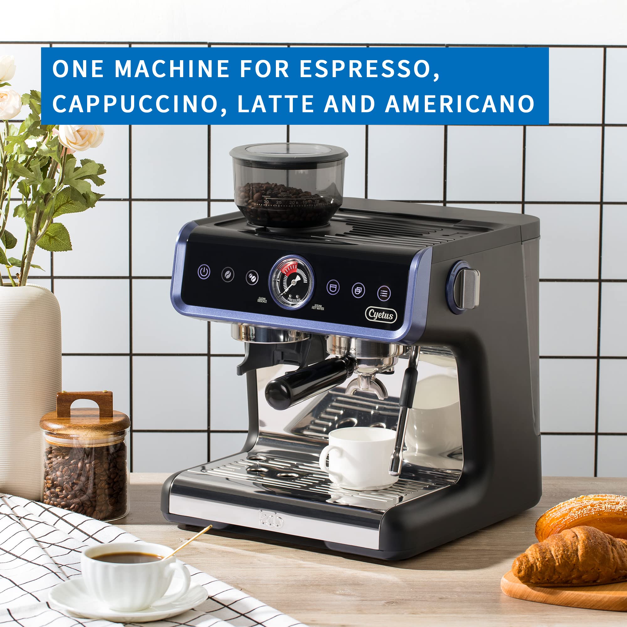 Amazon | CYETUS All in One Espresso Machine Barista CYK7601